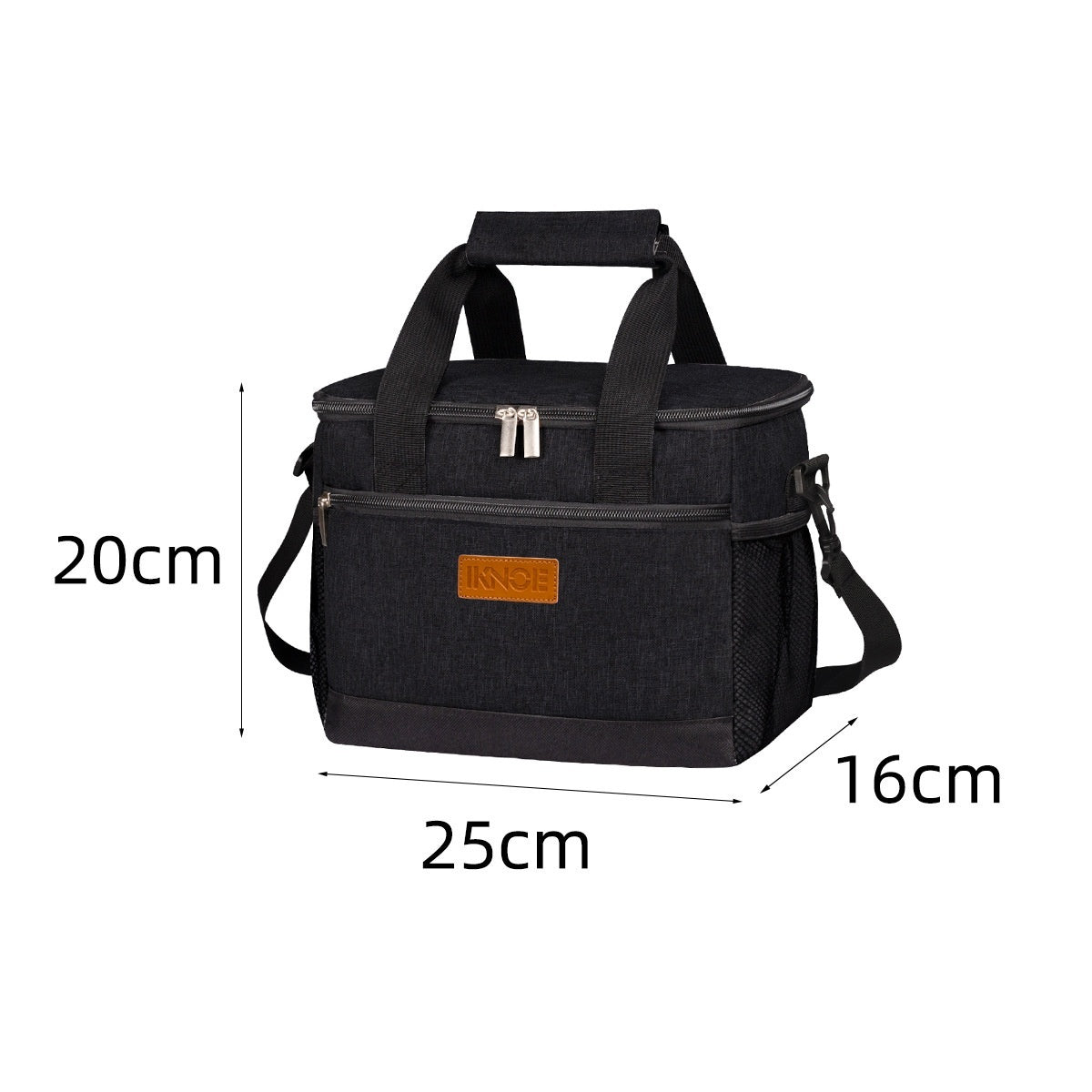 Insulated Tote Bag - Foldable Oxford Fabric Cooler Lunch Bag for Women