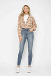 Judy Blue Fallon Tummy-Control Contrast Wash Skinny Jeans — product view 6