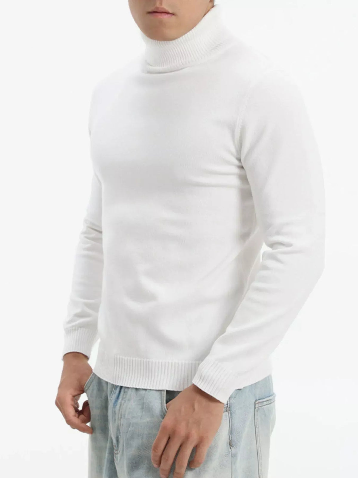 Men's Slim-Fit Turtleneck Sweater – Extended Sizes — photo 9