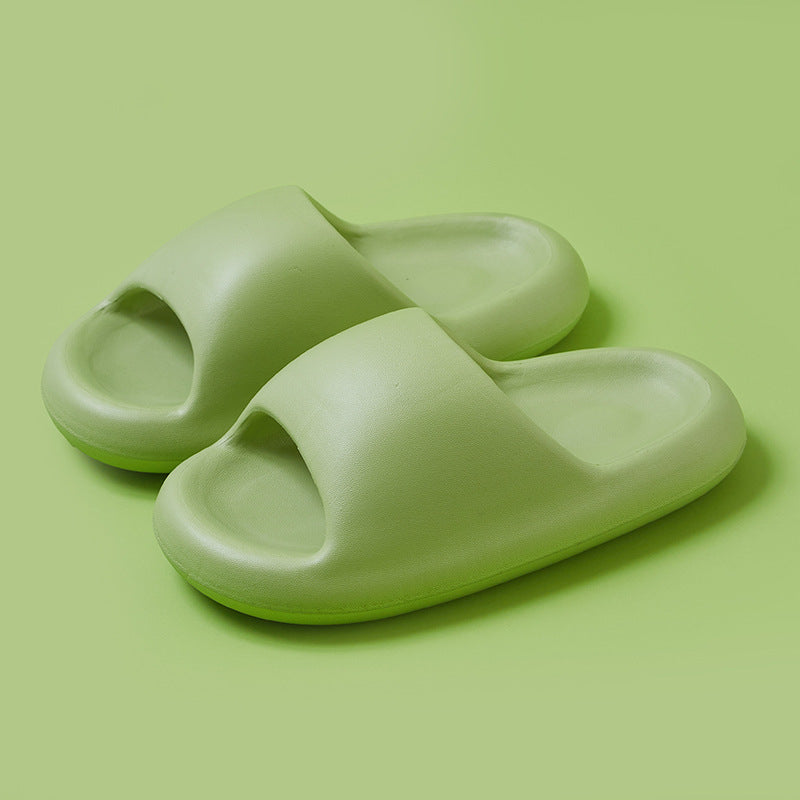 Unisex Thick-Bottom EVA Slide Slippers | Candy Color Cushioned Platform Sandals