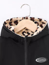 Scout Club Hooded Leopard Lined Warm Jacket — product view 4