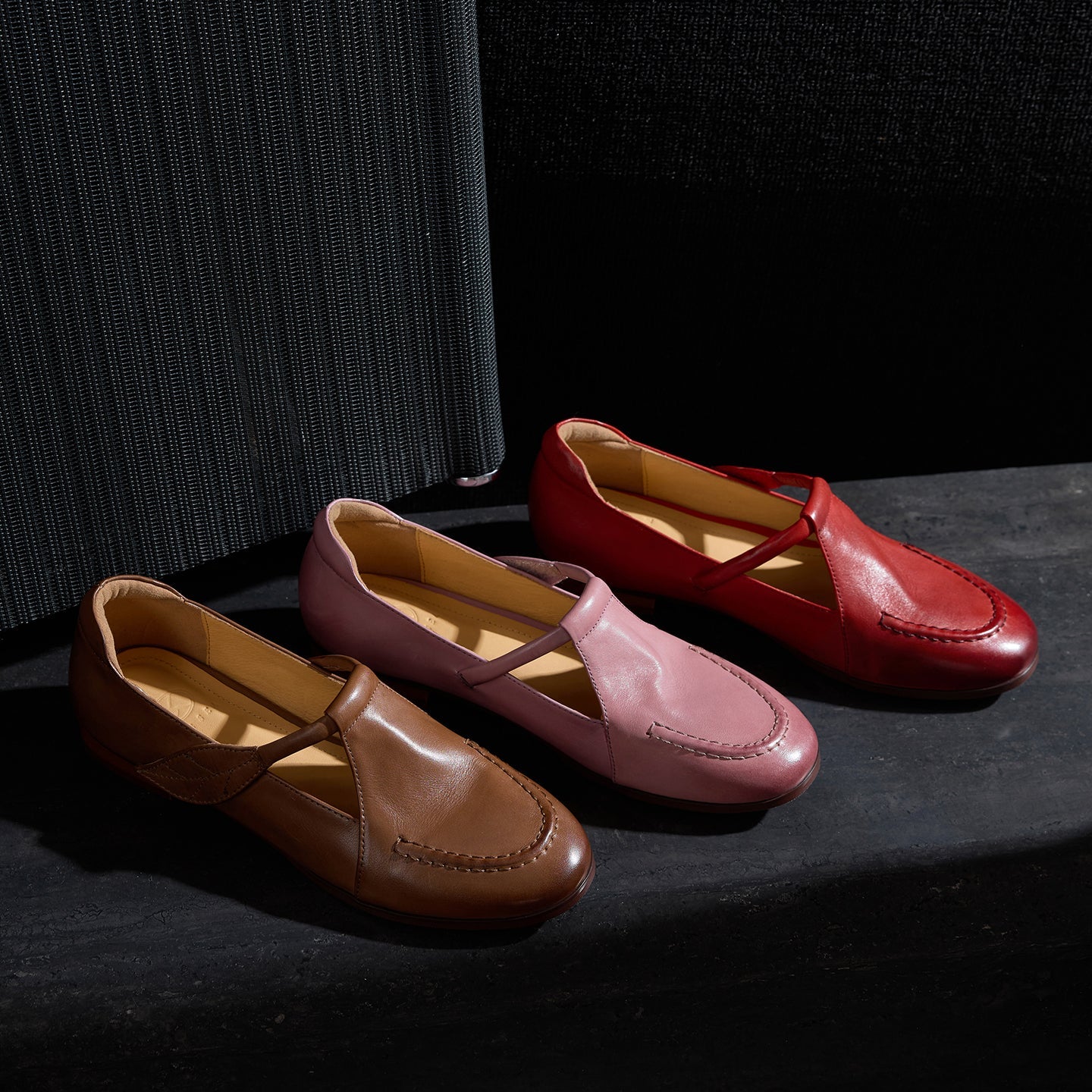 Full Grain Leather Mary Jane Flats