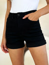 Judy Blue Fallon High-Rise Tummy-Control Cuffed Denim Shorts — product view 2