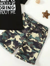 Meadow Days Letter Graphic T-Shirt and Camouflage Shorts Set — product view 6