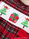 Sunny Days Christmas Plaid Ruffle Sleeve One-Piece — product view 5