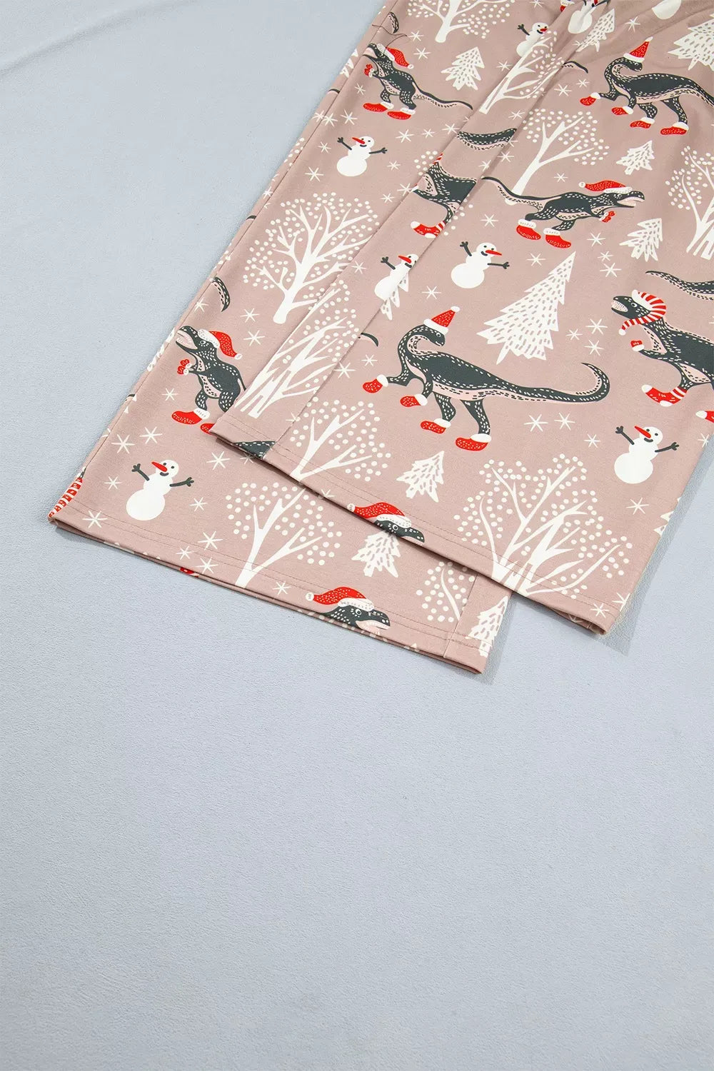 Women's Abstract-Print Button-Up Two-Piece Lounge Set — photo 12