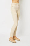 Judy Blue Reese Garment-Dyed Tummy-Control Skinny Jeans — product view 4