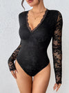 Dahlia Lace Long-Sleeve Bodysuit — product view 2