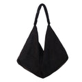 Women's Large-Capacity Suede Shoulder Bag – Casual Everyday Handbag