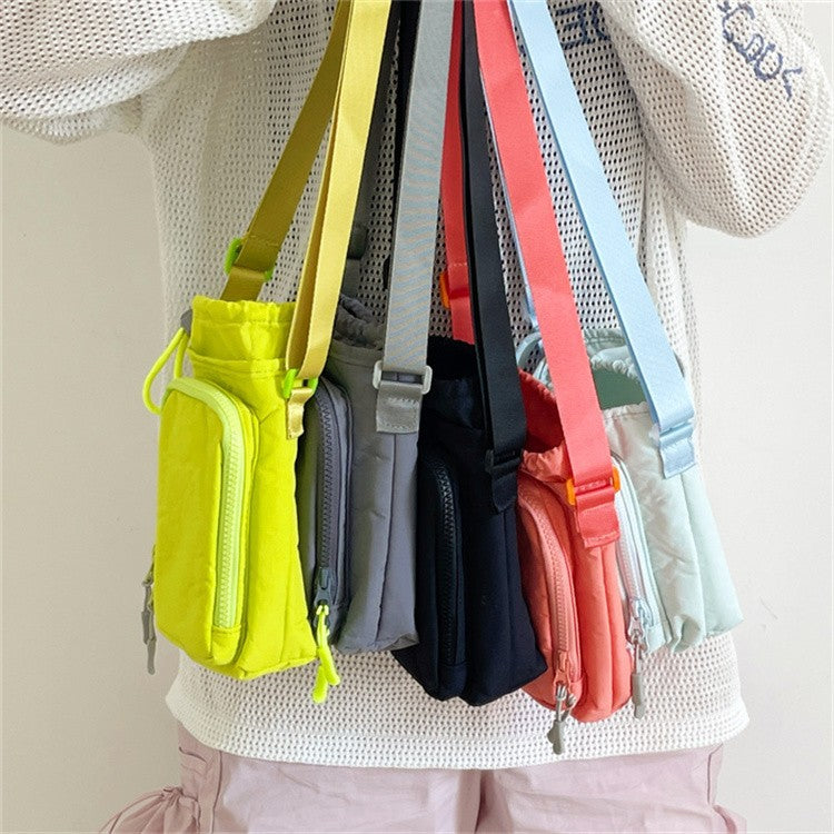 Water-Resistant Oxford Cloth Crossbody Bag - Casual Outdoor Hiking Shoulder Bag