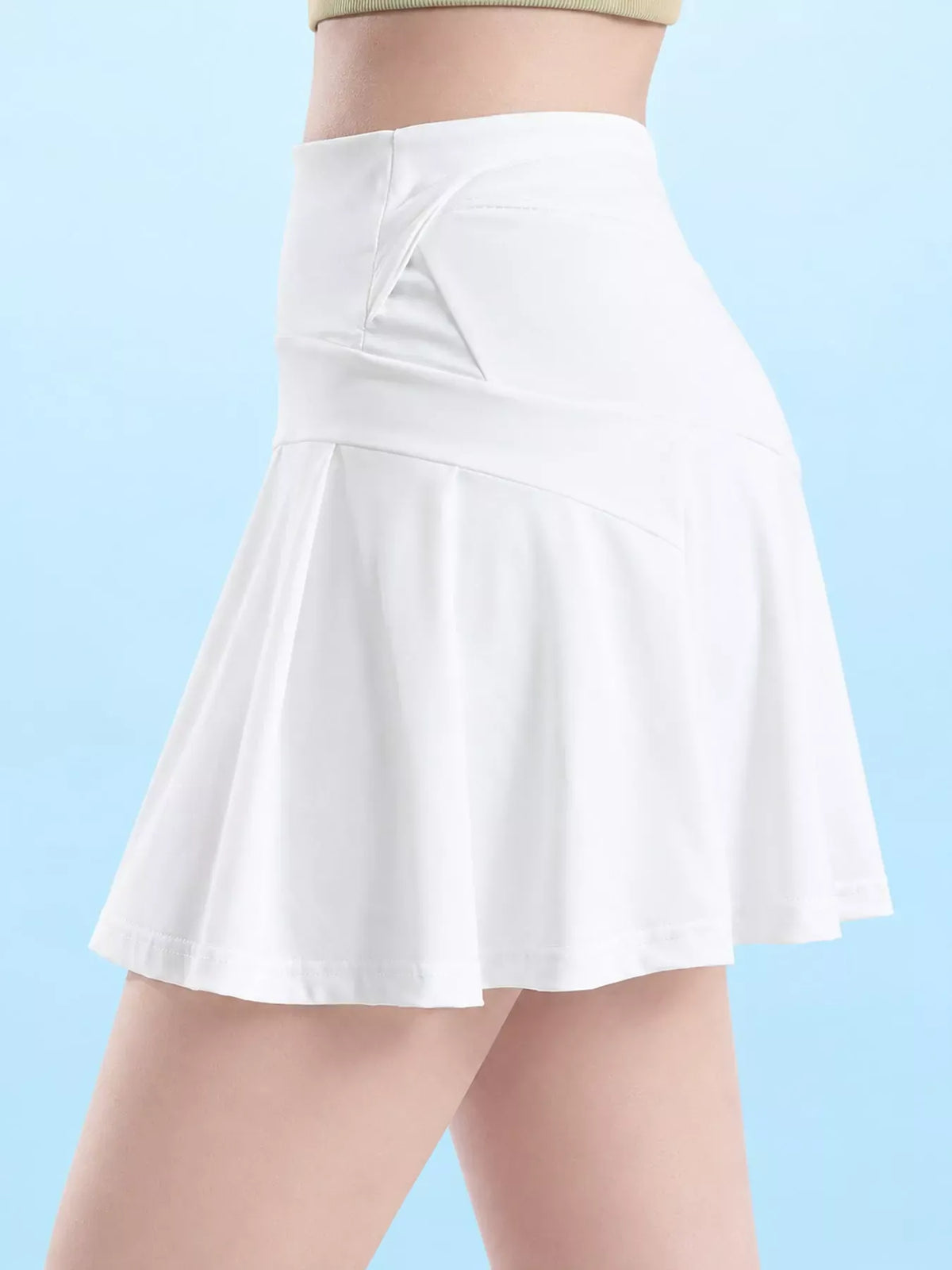 Women's High-Waisted Pleated Active Skirt — photo 1