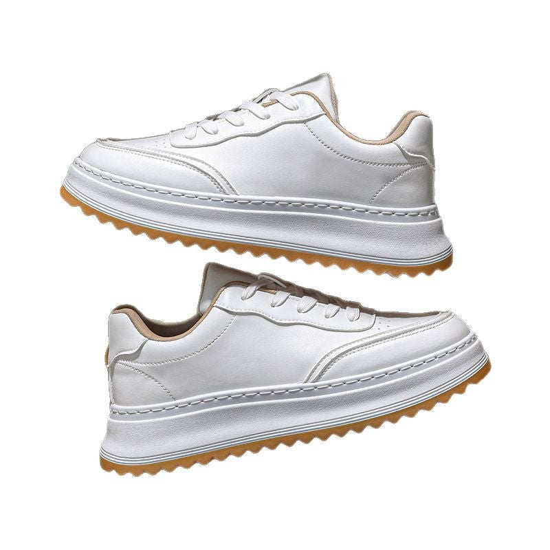 Trendy Breathable Lace-Up Sporty-Casual Shoes for Men – Round Toe Low Heel Sneakers