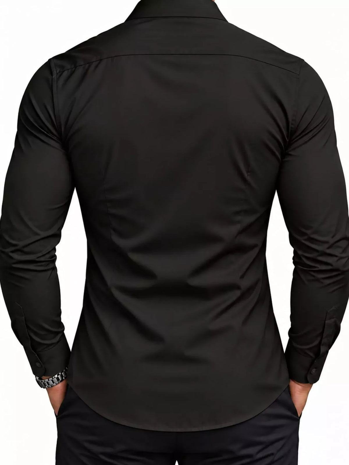 Men's Slim-Fit Long-Sleeve Button-Down Shirt — photo 12