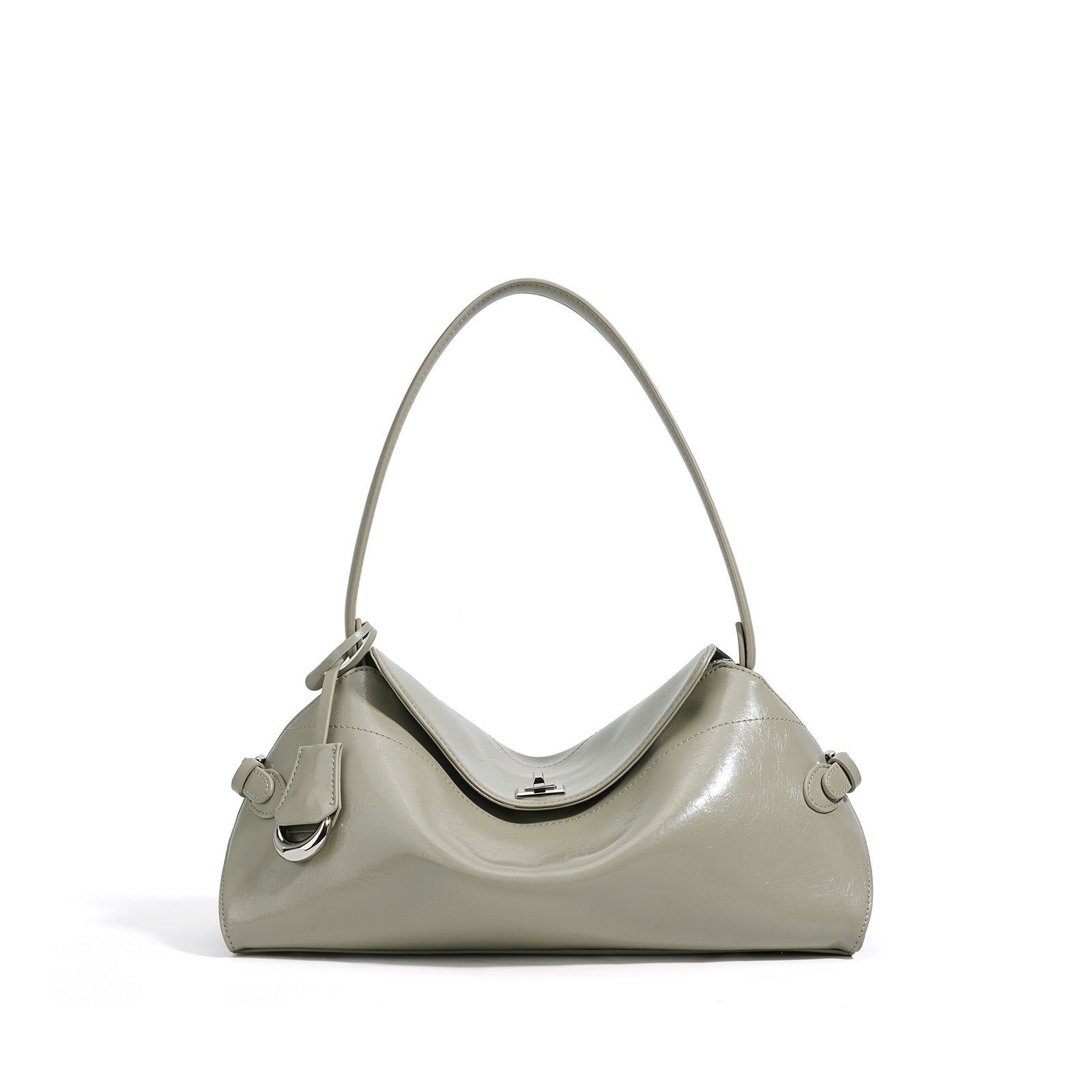 Premium Leather Crossbody Bag for Women - Minimalist Shoulder Bag with Adjustable Strap
