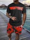 Sunset Palms Tee & Shorts Set — color or detail view 6