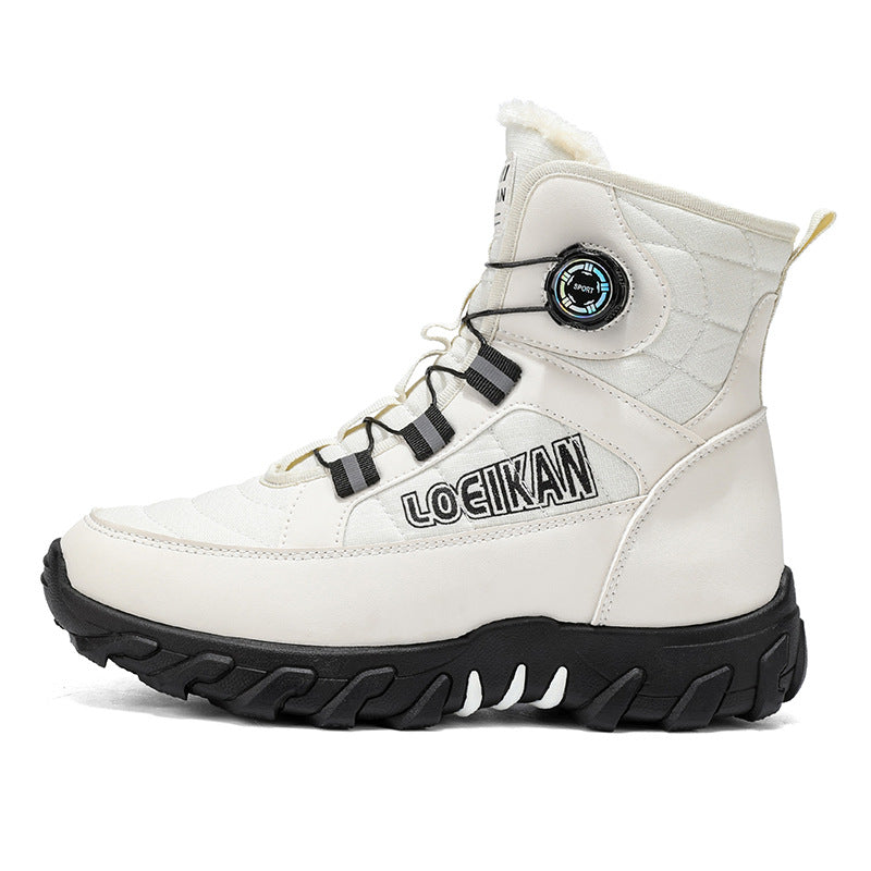 Men's Winter Hiking & Casual Sports Shoes | Warm Non-Slip Thick Sole Sneakers