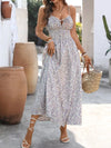 Marais Floral Print Shirred Cami Maxi Dress — product view 3