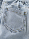 Little Orbit Bear Print T-Shirt and Denim Shorts Set — product view 5