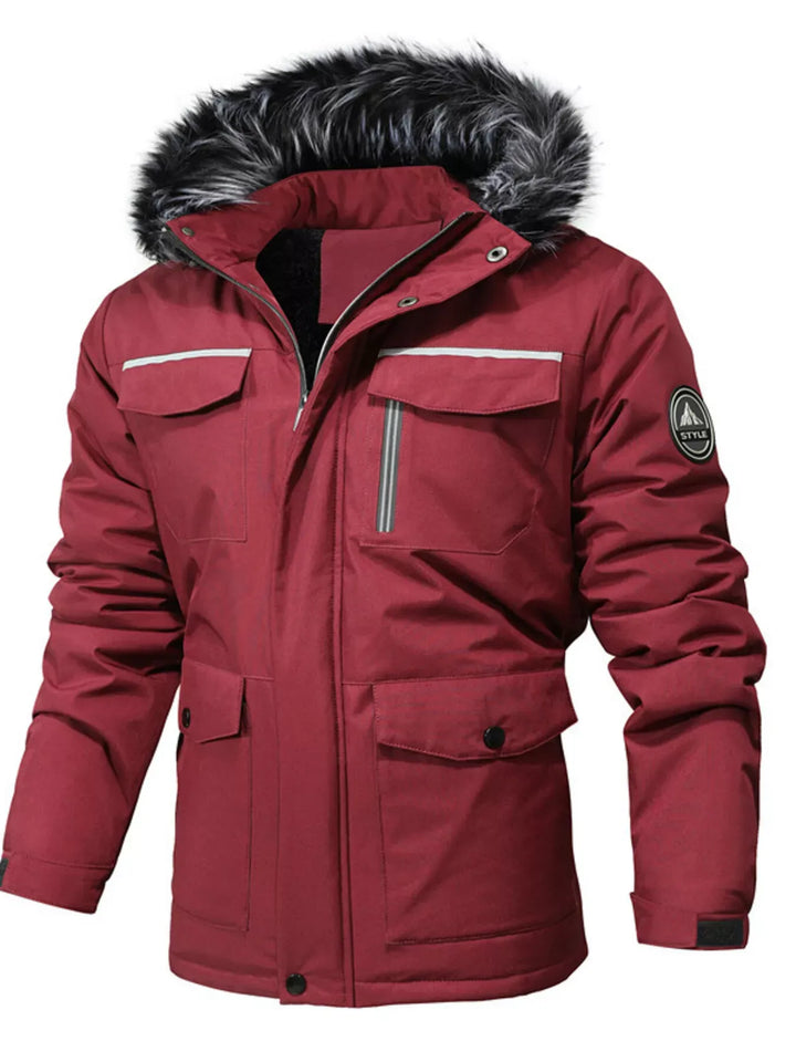 Men's Hooded Winter Parka Coat