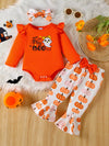 Scout Club Halloween Graphic Top and Pants 3-Piece Set with Headband — product view 4