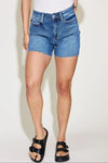 Judy Blue Quinn High-Rise Slim Denim Shorts — product view 1