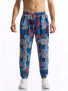 Mosaic Drawstring Statement Trousers — color or detail view 4