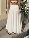 Vera Textured A-Line Midi Skirt — product view 4