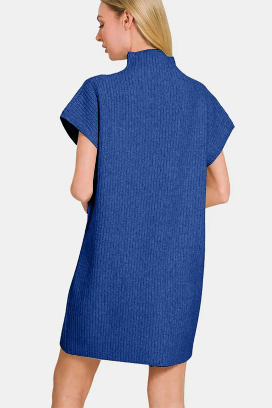 Another view: Short Sleeve Sweater Mini Dress