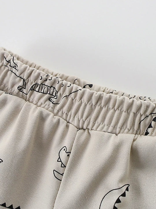 Another view: North Star Crocodile Print Shorts