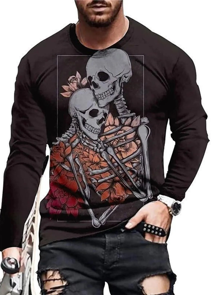 Eternal Embrace Graphic Long-Sleeve Tee