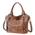 Spacious PU Leather Crossbody Handbag – Commuter & Travel Shoulder Bag for Women