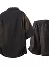 Dune Texture Shirt & Shorts Set — color or detail view 4