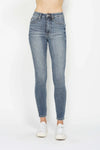 Judy Blue Fallon Tummy-Control Contrast Wash Skinny Jeans — product view 1