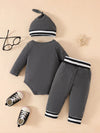 Storybook Letter Bodysuit & Pants & Hat Set — product view 2