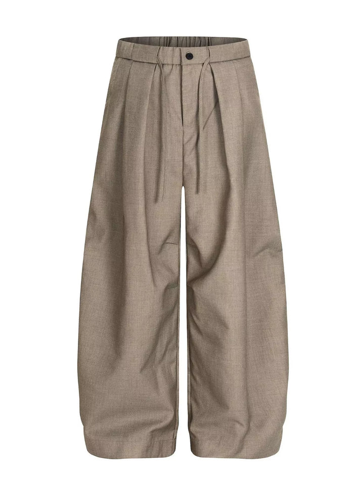 Studio Pleated Wide-Leg Trousers for men