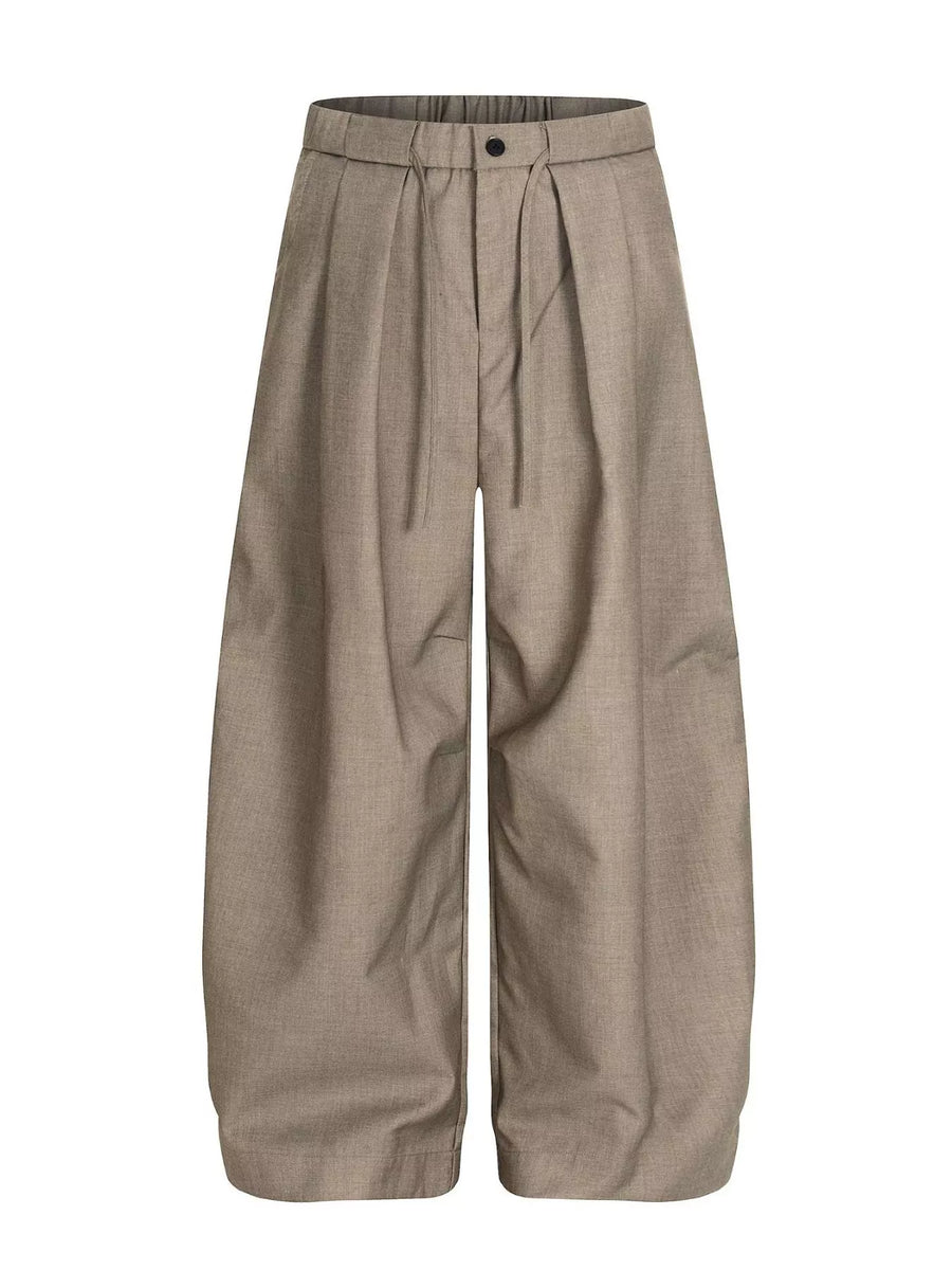 Studio Pleated Wide-Leg Trousers