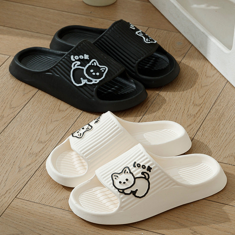Cute Cat Slippers | Summer Women Home Shoes
