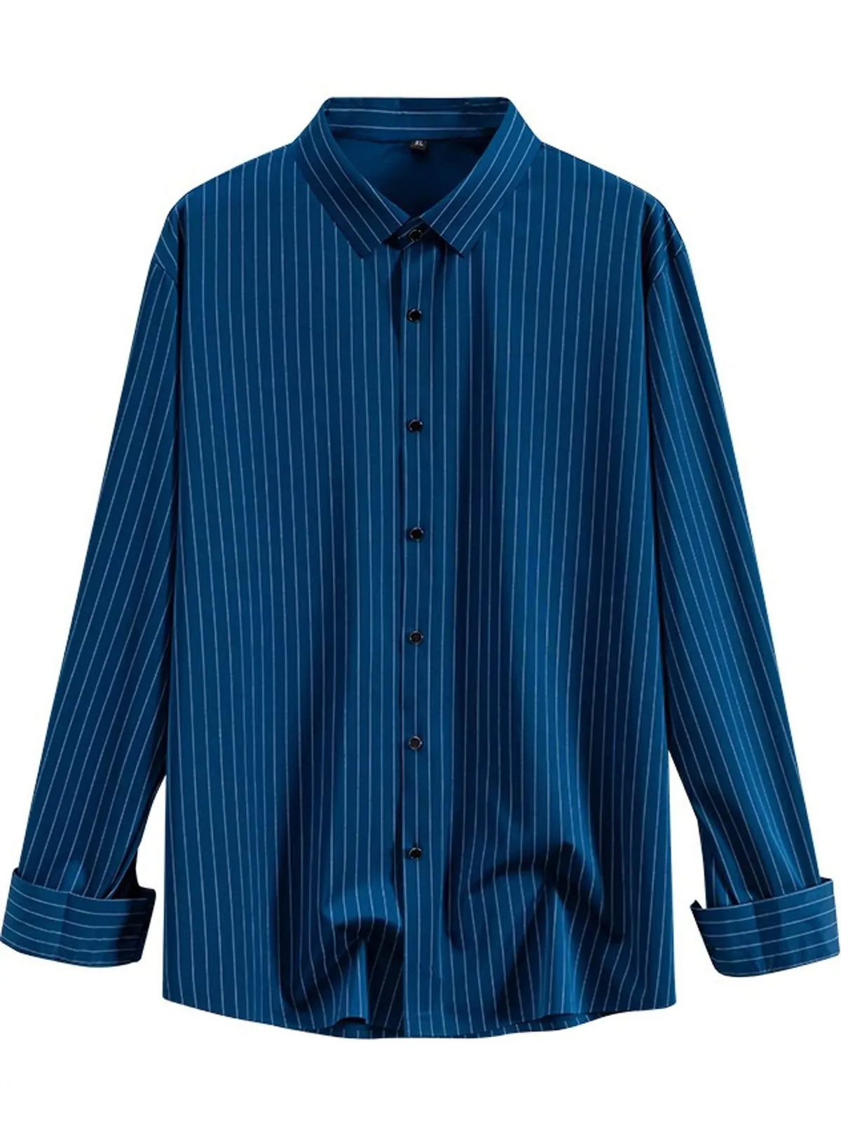 Men's Striped Stretch Long-Sleeve Dress Shirt — photo 18