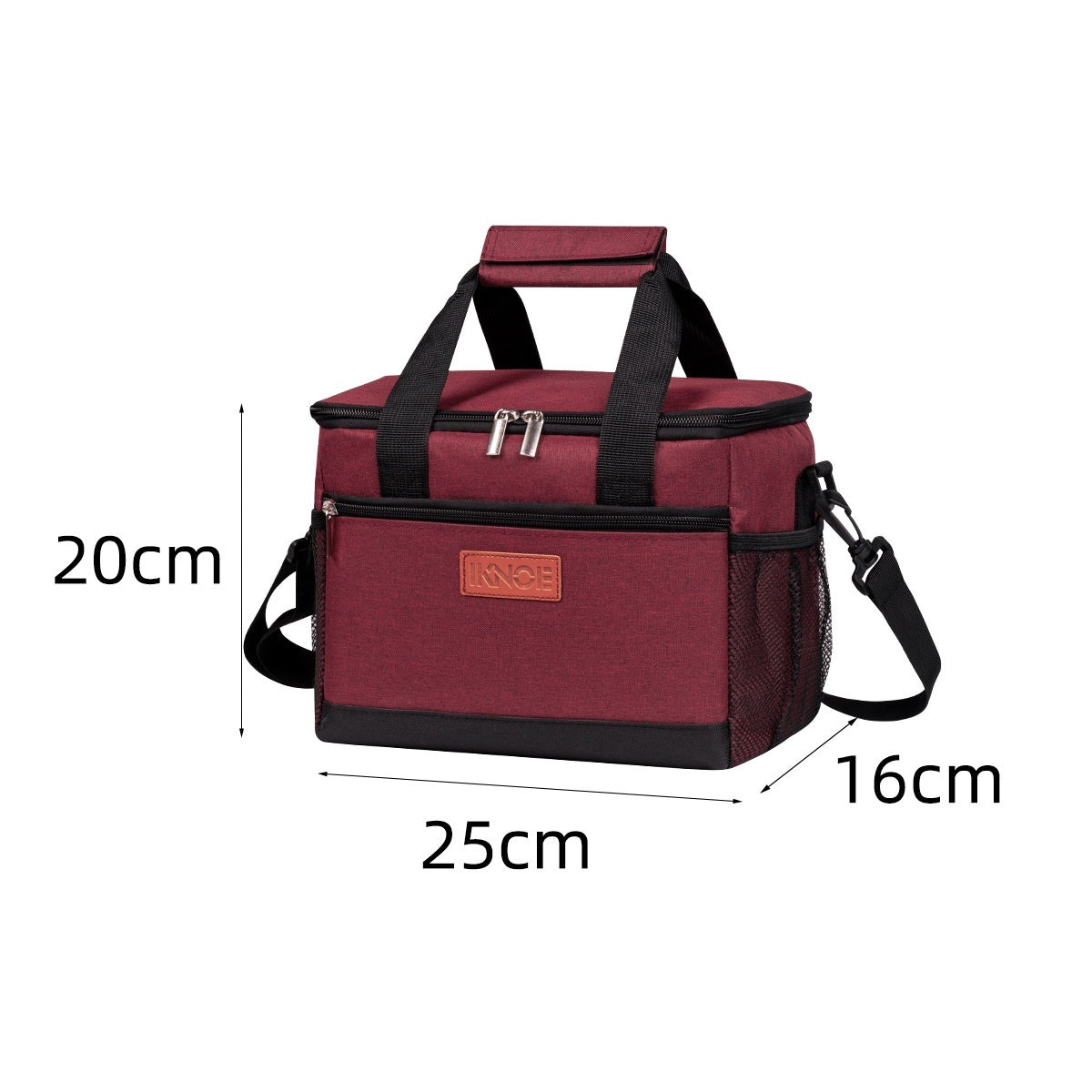 Insulated Tote Bag - Foldable Oxford Fabric Cooler Lunch Bag for Women