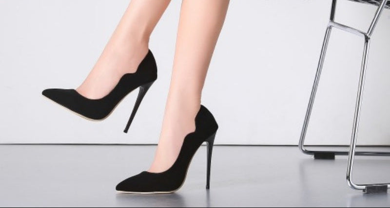 Women's Stiletto Pumps | Patent Leather Pointed Toe High Heels | Sarah Express