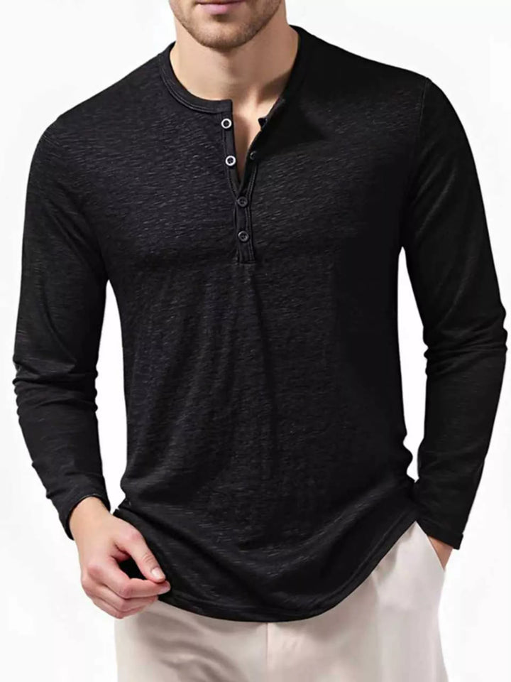 Mercer Stretch Henley for men