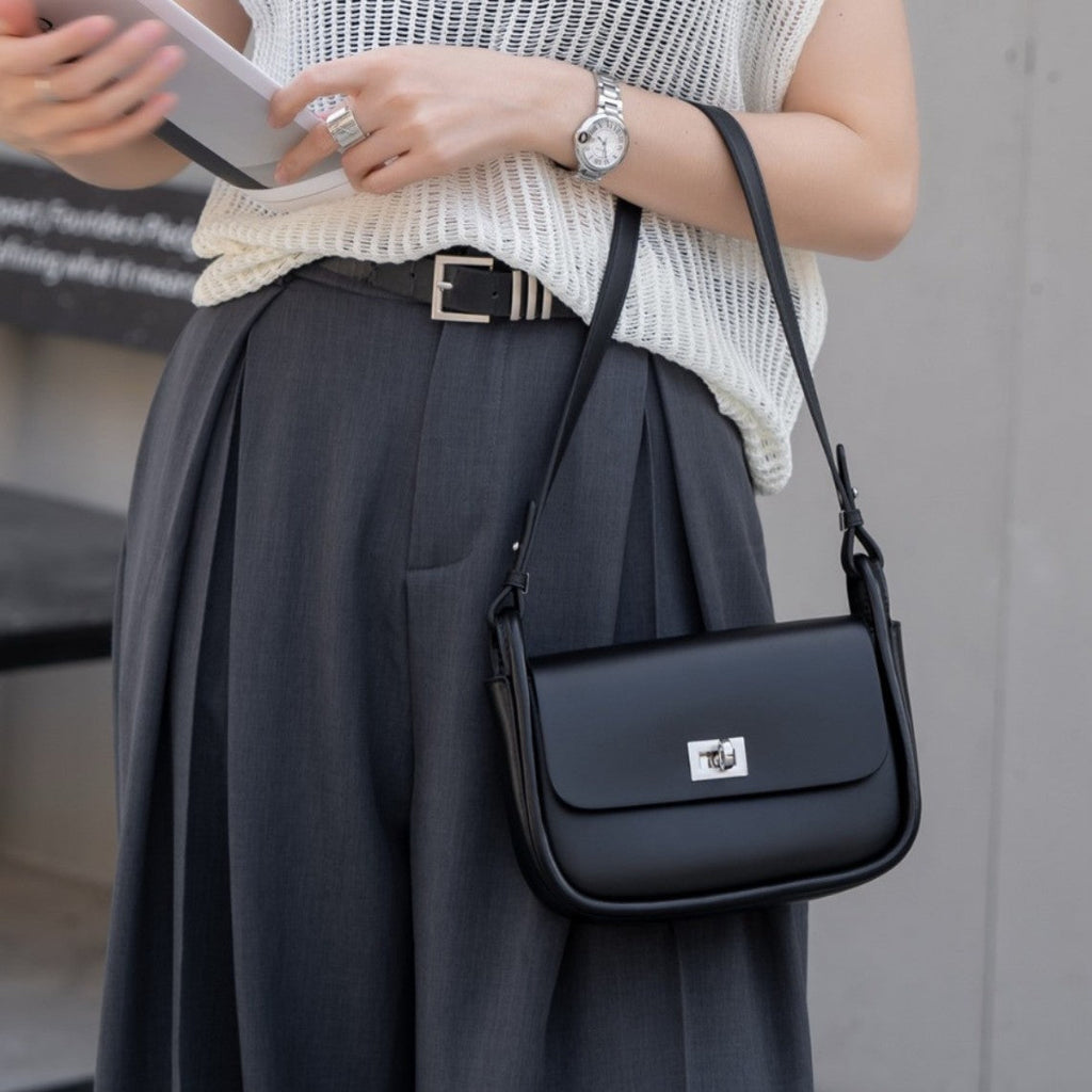 Women's Genuine Leather Underarm Bag | Cowhide Shoulder & Crossbody Bag