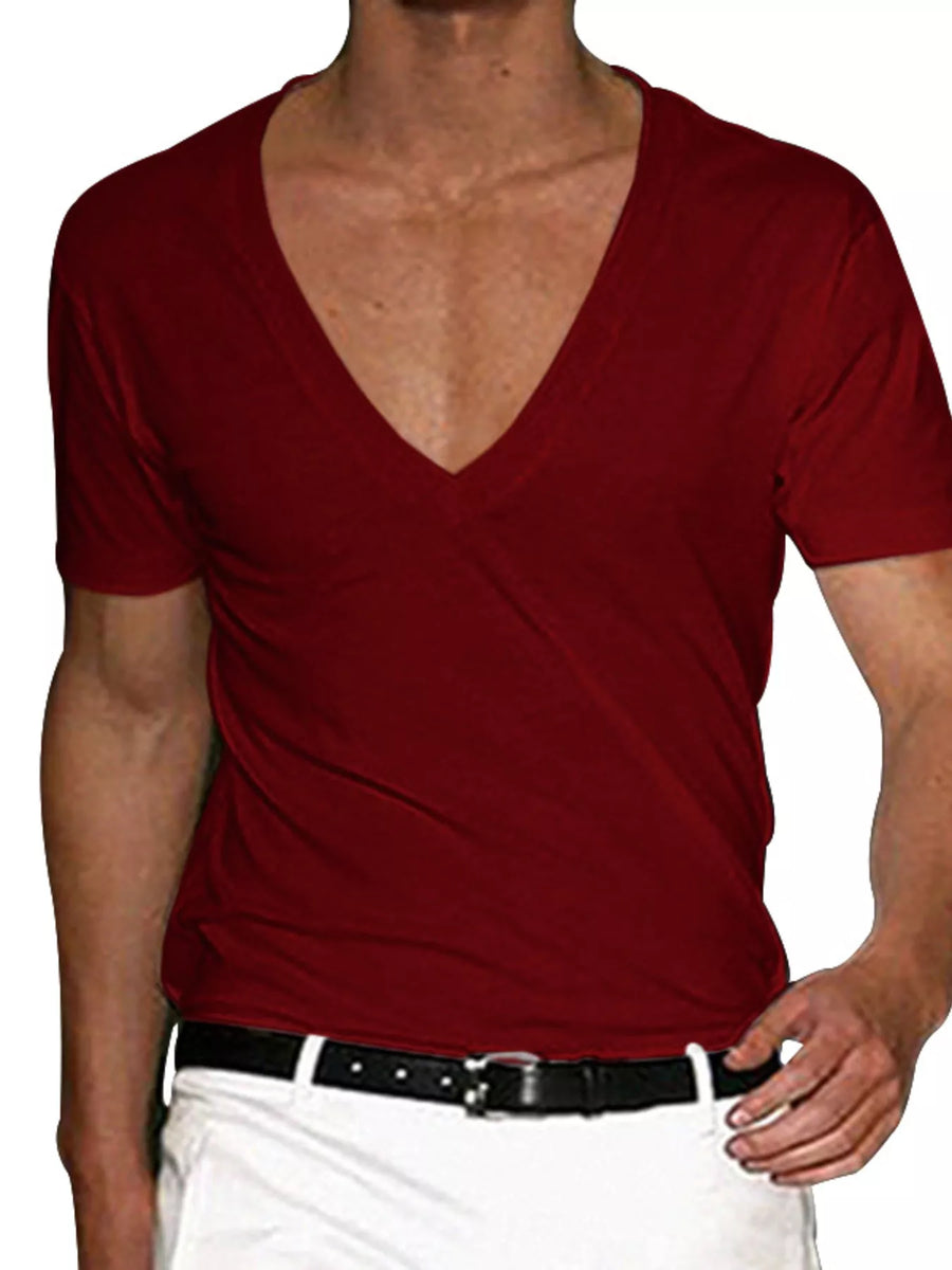 After Dark Deep V-Neck Tee