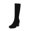 Women's Stretchy Over-the-Knee Boots | Chunky Platform High Heel