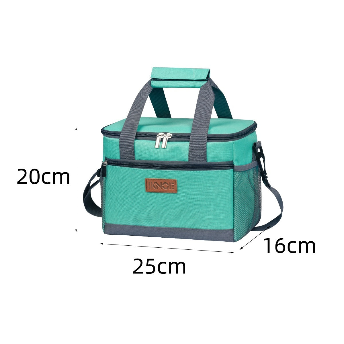 Insulated Tote Bag - Foldable Oxford Fabric Cooler Lunch Bag for Women