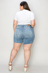 Judy Blue Blake High-Rise Raw-Hem Denim Shorts — product view 16