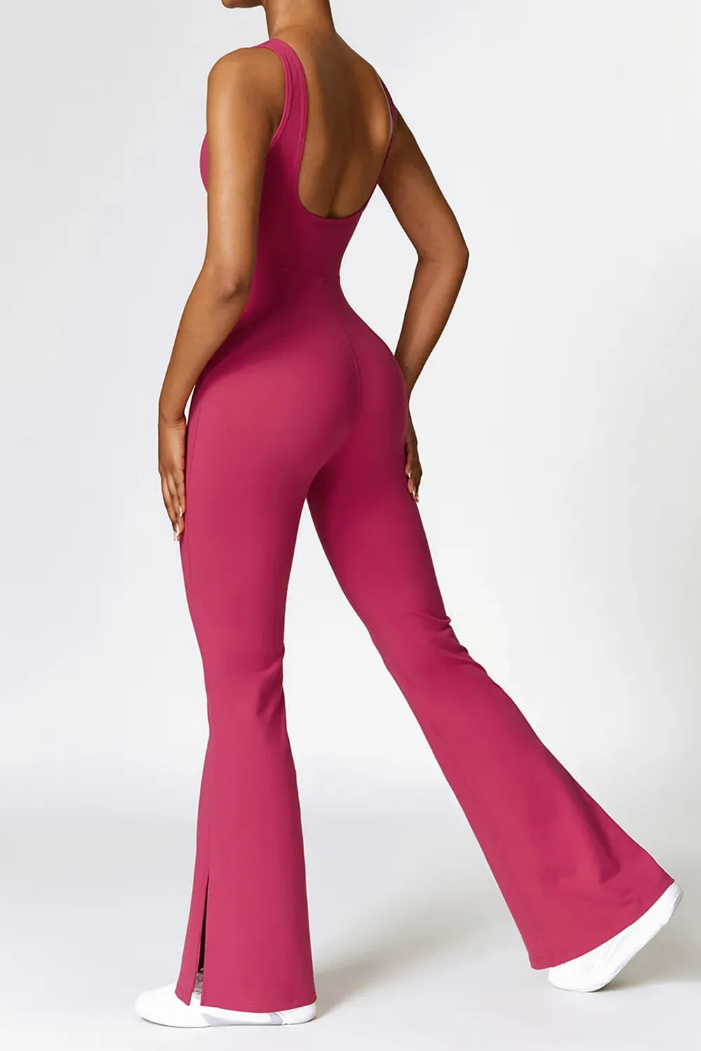 Basic Bae Sleeveless Bootcut Active Jumpsuit — photo 3