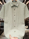 Arno Textured Short-Sleeve Shirt — color or detail view 4