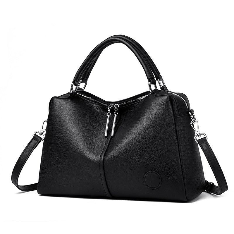 Genuine Leather Tote Bag for Women – Spacious Everyday Shoulder Bag