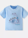 Poppy Lane Dinosaur Applique Short-Sleeve T-Shirt — product view 2